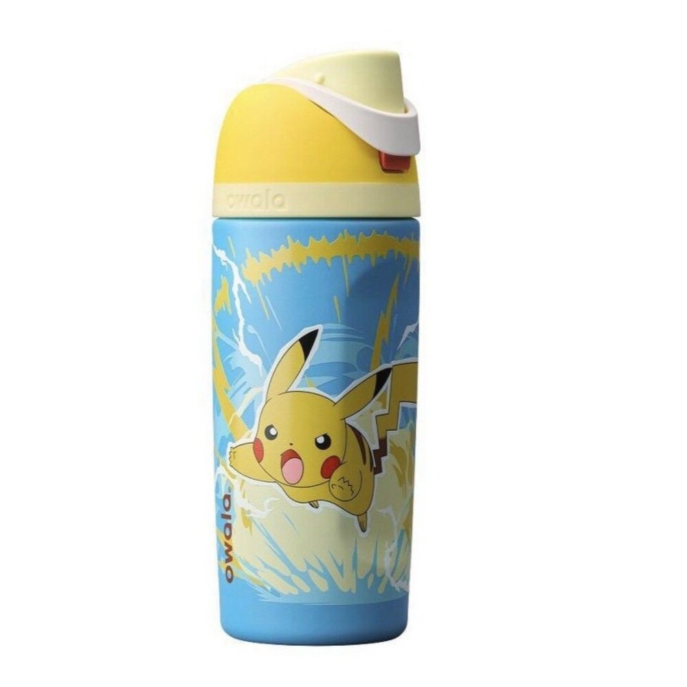 Owala Pikachu Pokémon Kids/Teens Cold Water Bottle Novelty Yellow Blue Red
